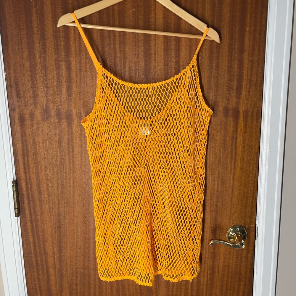 Neon Orange Poolside Dress